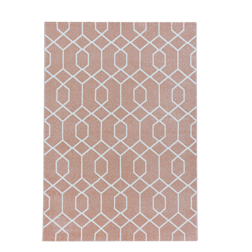 Tappeto Efor 3713 Geometric Rosa & AYYTPCH-EFOR3713ROSE & AYYTPCH-EFOR3713ROSE