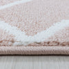 Tappeto Efor 3713 Geometric Rosa (3)