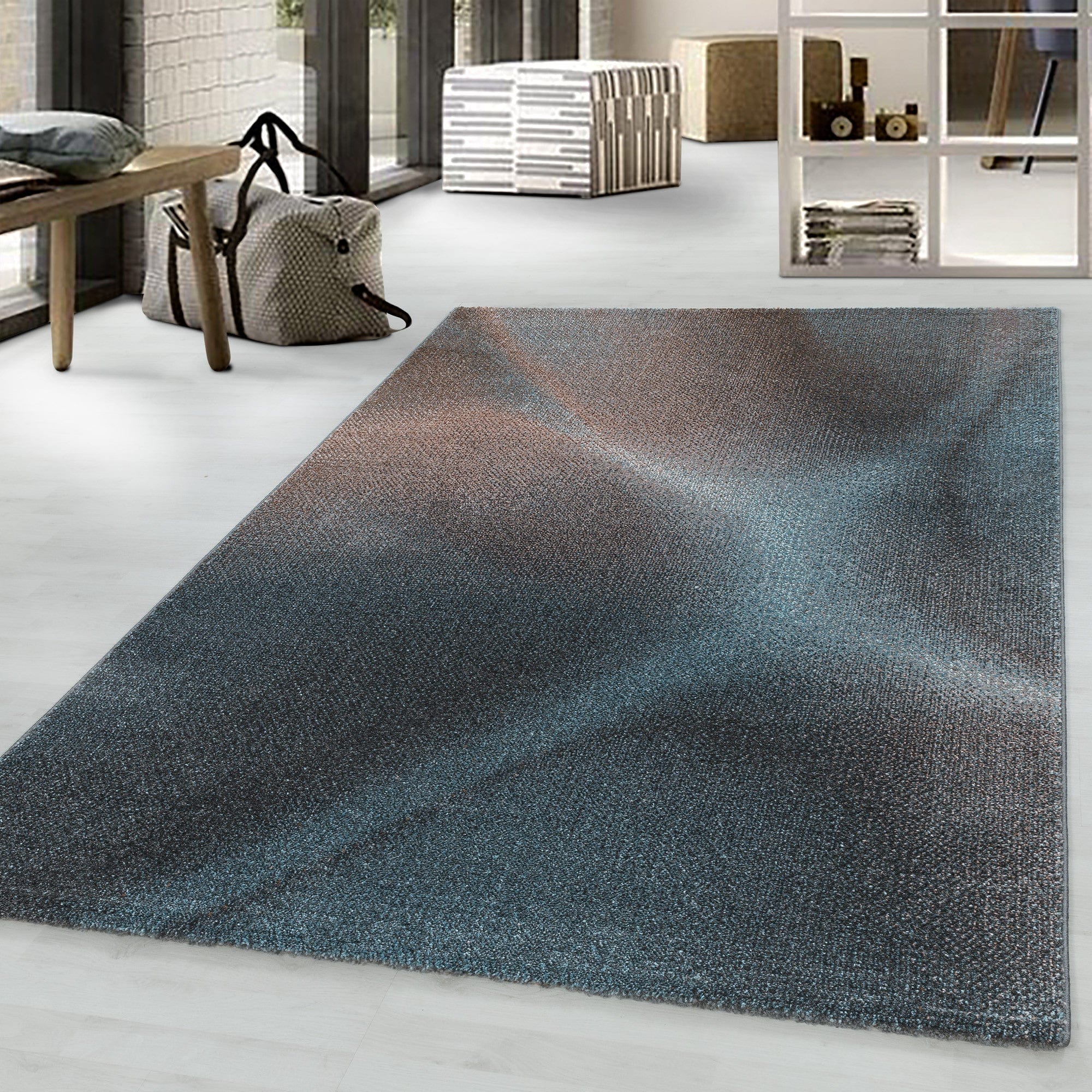 Tappeto Efor 3714 Abstract Blu (1)