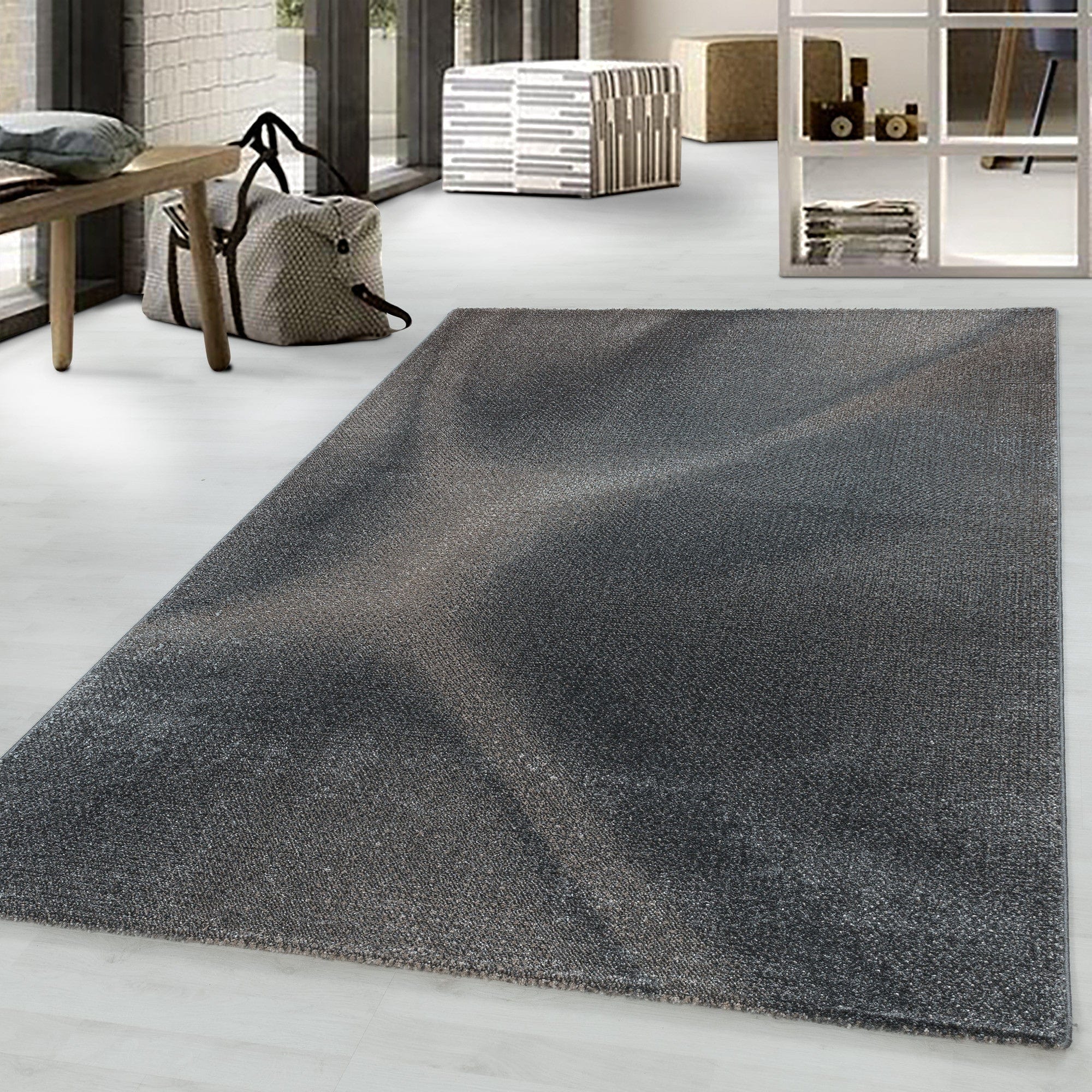 Tappeto Efor 3714 Abstract Marrone (1)