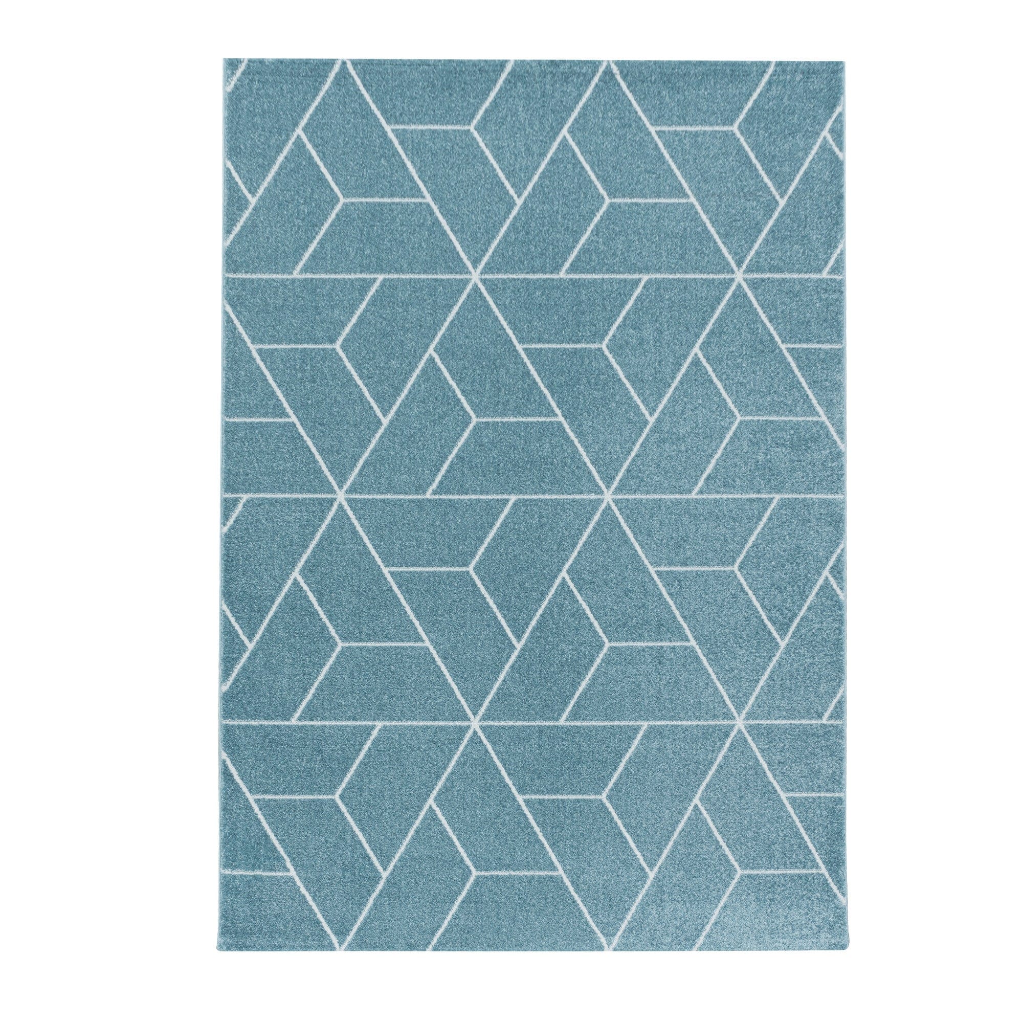 Tappeto Efor 3715 Geometric Blu & AYYTPCH-EFOR3715BLUE & AYYTPCH-EFOR3715BLUE
