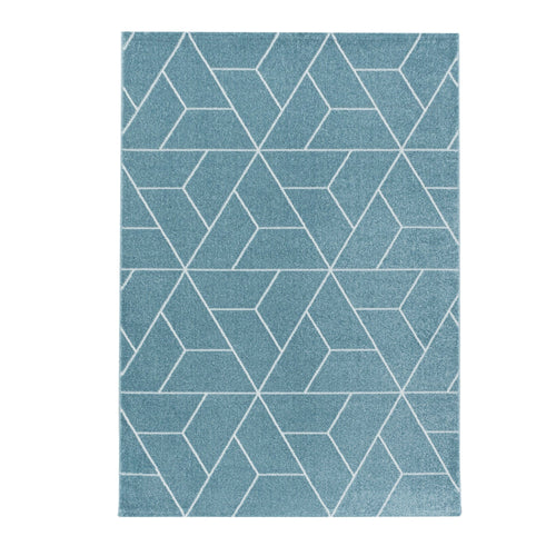 Tappeto Efor 3715 Geometric Blu & AYYTPCH-EFOR3715BLUE & AYYTPCH-EFOR3715BLUE