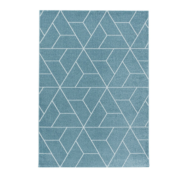 Tappeto Efor 3715 Geometric Blu & AYYTPCH-EFOR3715BLUE & AYYTPCH-EFOR3715BLUE