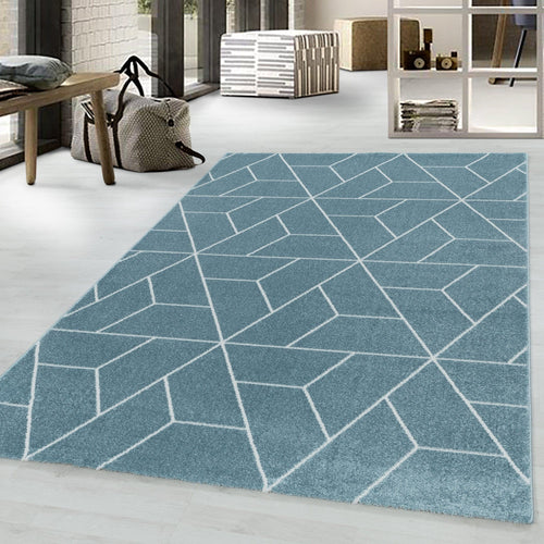 Tappeto Efor 3715 Geometric Blu (1)