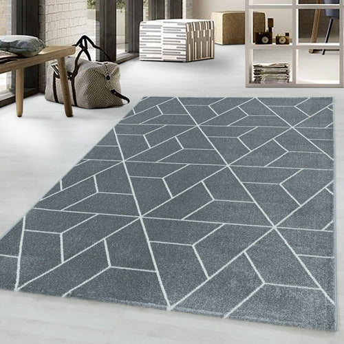 Tappeto Efor 3715 Geometric Grigio (1)