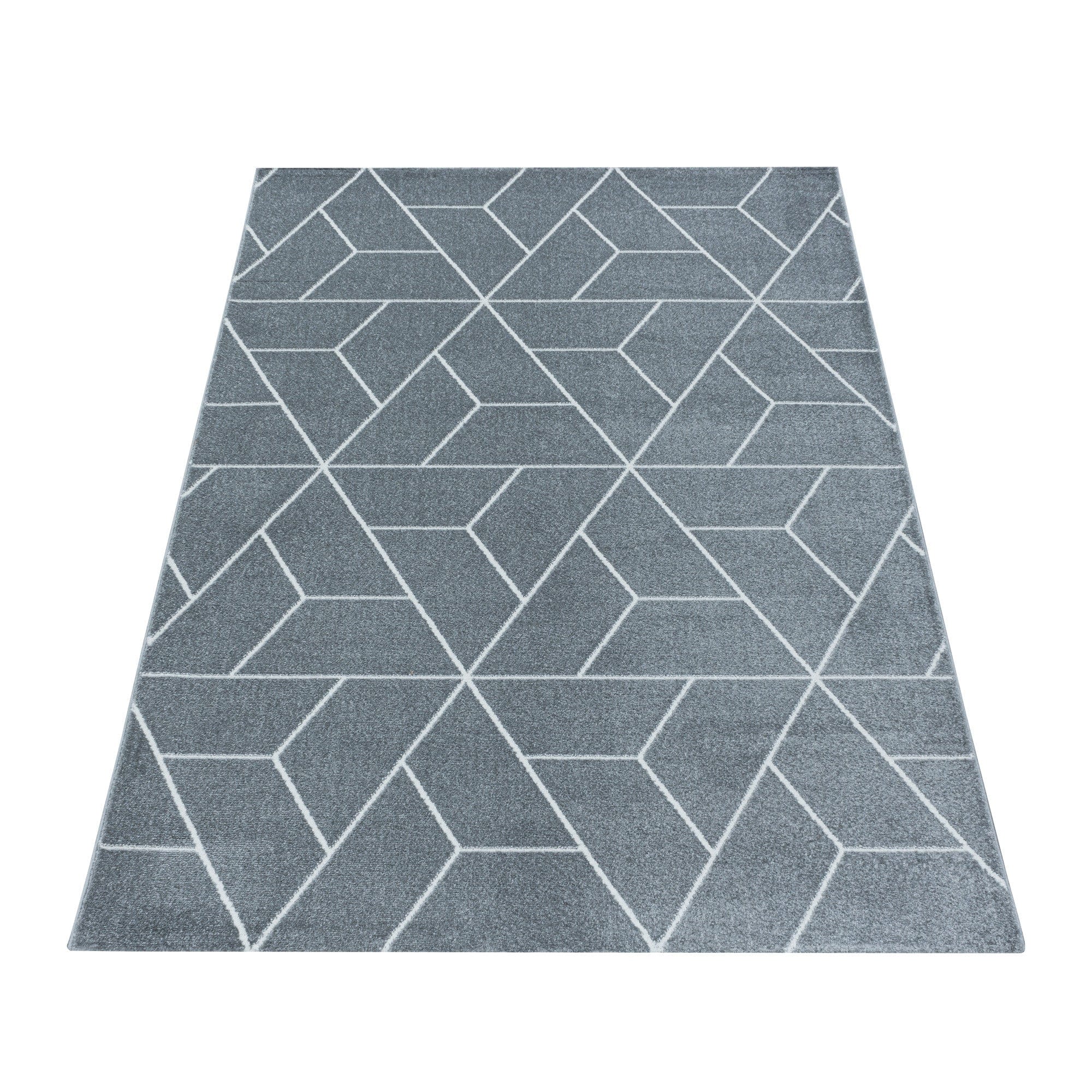 Tappeto Efor 3715 Geometric Grigio (2)
