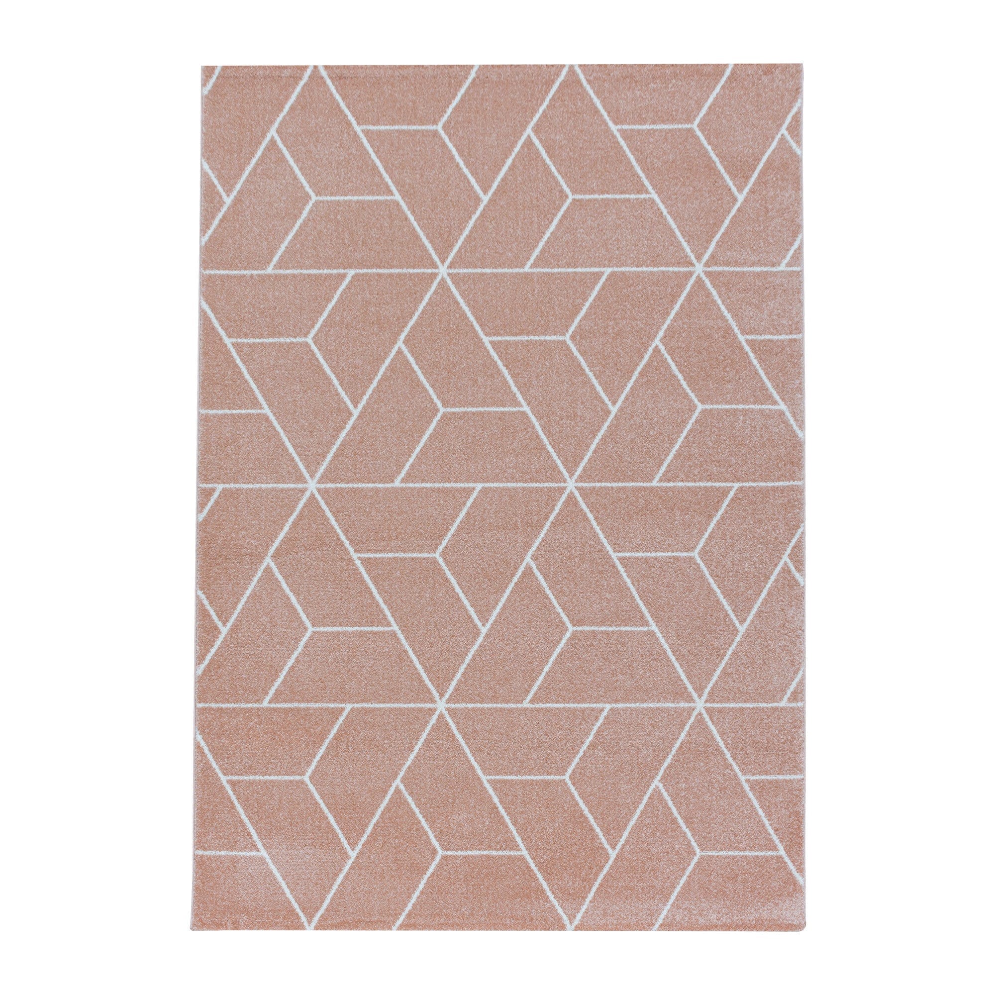 Tappeto Efor 3715 Geometric Rosa & AYYTPCH-EFOR3715ROSE & AYYTPCH-EFOR3715ROSE