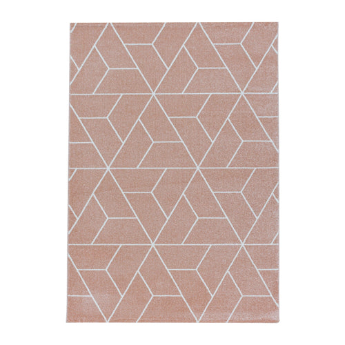 Tappeto Efor 3715 Geometric Rosa & AYYTPCH-EFOR3715ROSE & AYYTPCH-EFOR3715ROSE