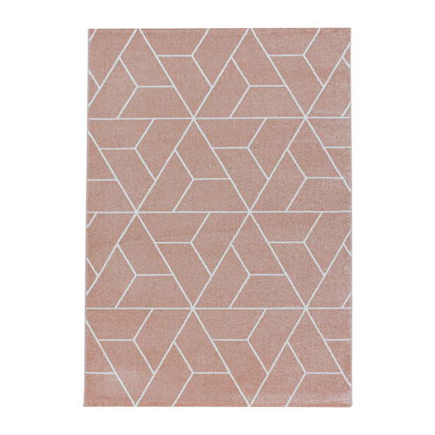 Tappeto Efor 3715 Geometric Rosa & AYYTPCH-EFOR3715ROSE & AYYTPCH-EFOR3715ROSE