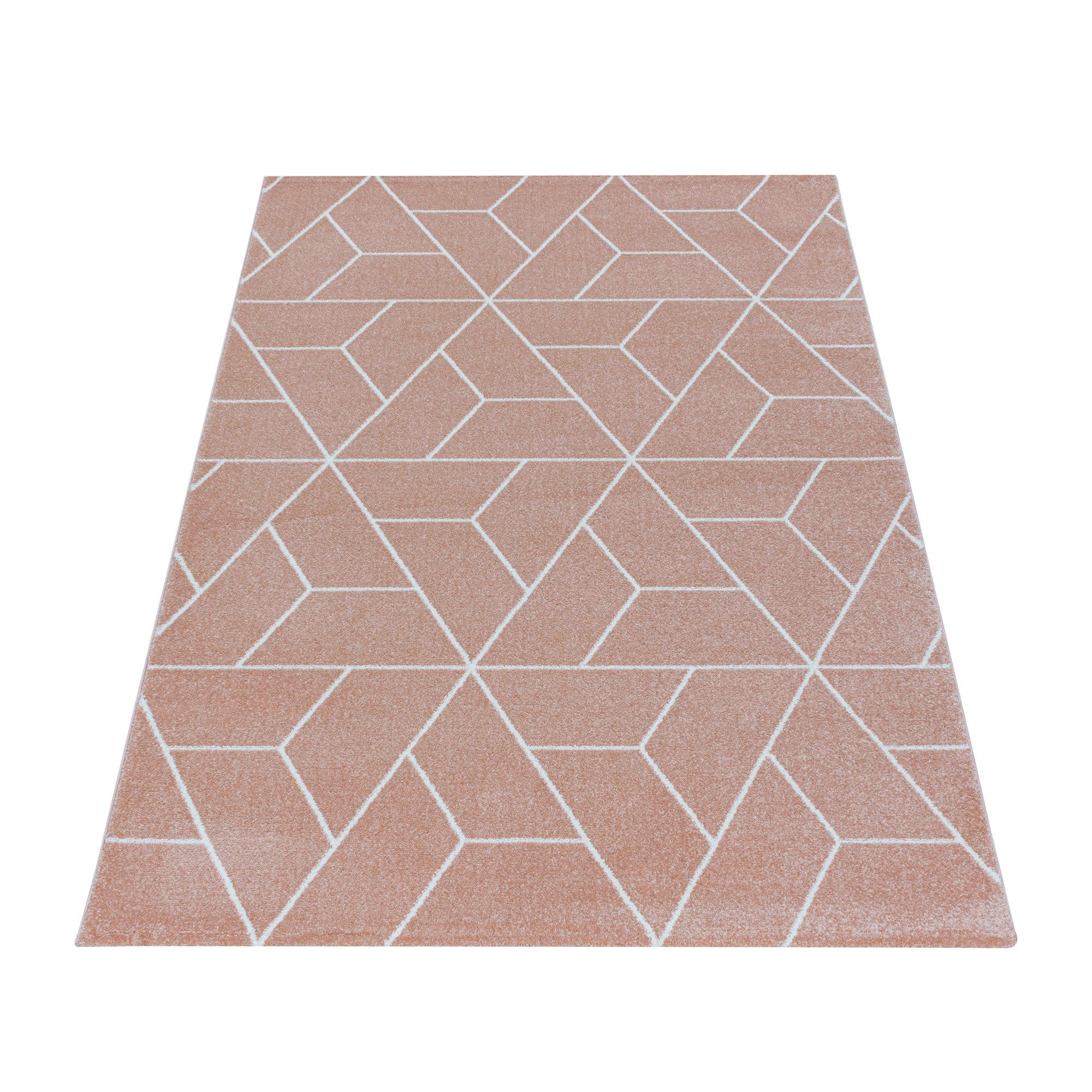 Tappeto Efor 3715 Geometric Rosa (2)