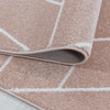 Tappeto Efor 3715 Geometric Rosa (4)