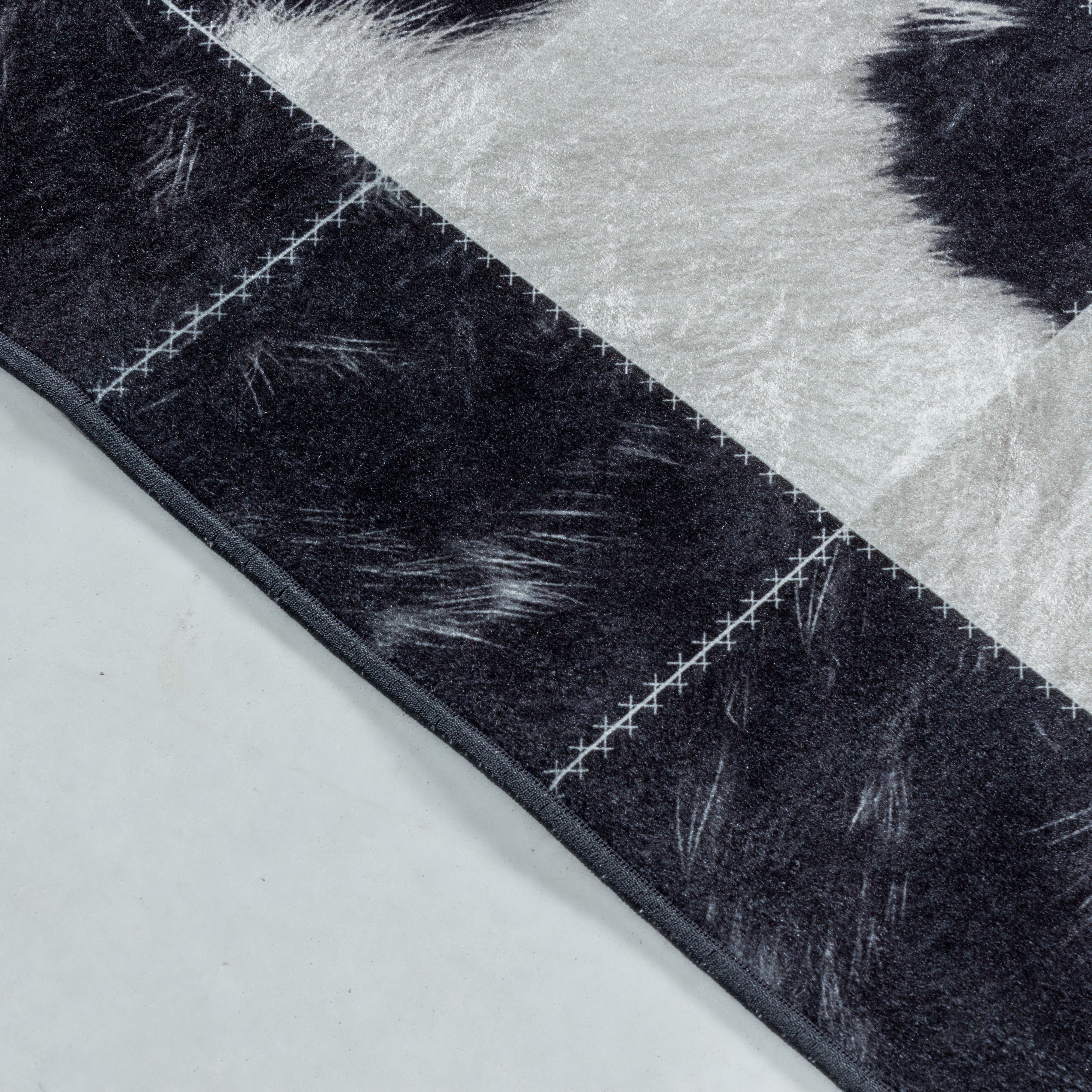 Tappeto Fiesta 4307 Patchwork Nero (3)