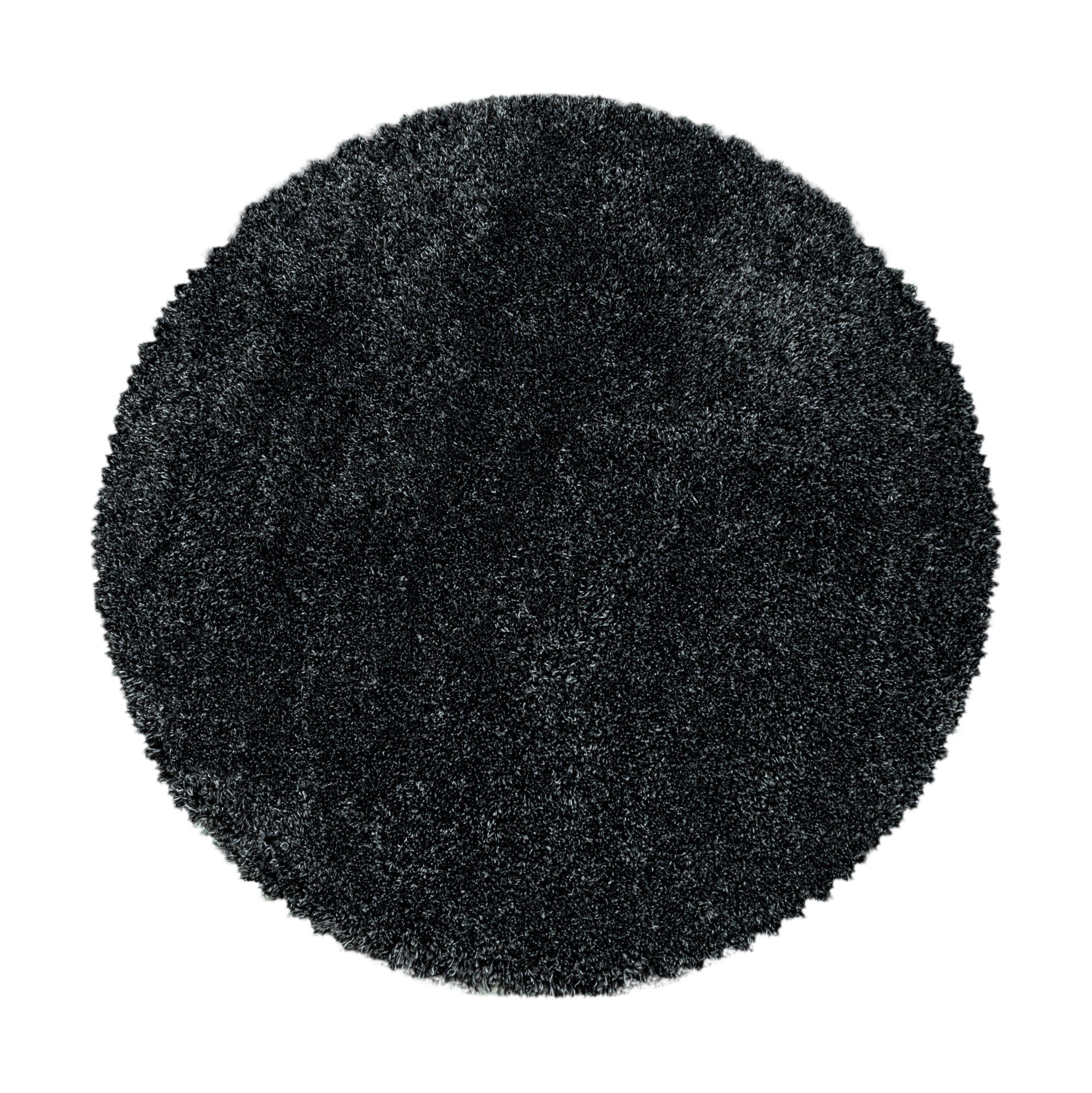Tappeto Fluffy 3500 Round Unicolor Antracite & AYYTPCH-FLUFFY3500ANTHRAZIT-ROUND