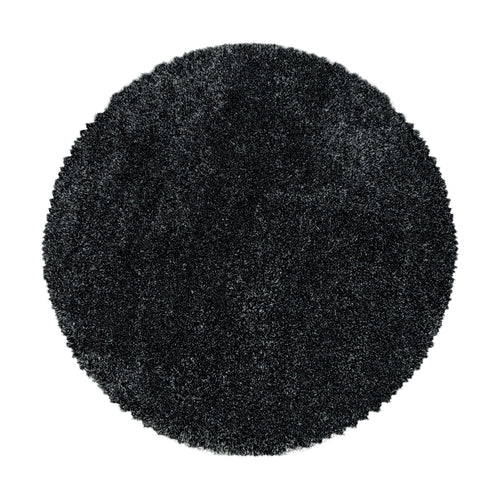 Tappeto Fluffy 3500 Round Unicolor Antracite & AYYTPCH-FLUFFY3500ANTHRAZIT-ROUND