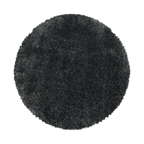 Tappeto Fluffy 3500 Round Unicolor Grigio & AYYTPCH-FLUFFY3500GREY-ROUND
