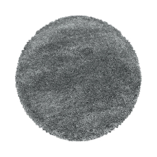 Tappeto Fluffy 3500 Round Unicolor Grigio & AYYTPCH-FLUFFY3500LIGHTGREY-ROUND