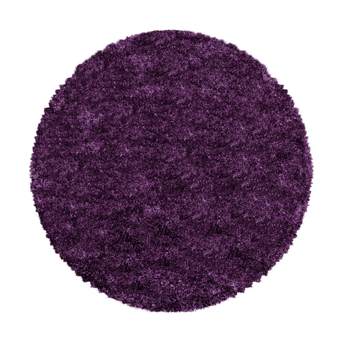 Tappeto Fluffy 3500 Round Unicolor Violetto & AYYTPCH-FLUFFY3500LILA-ROUND