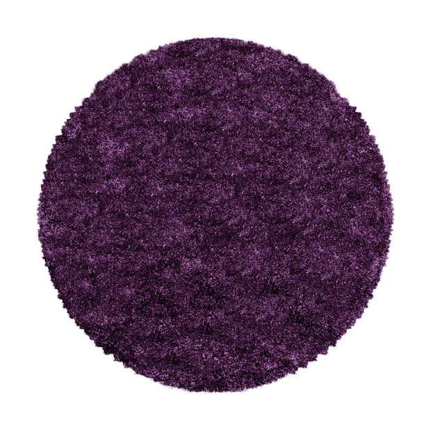 Tappeto Fluffy 3500 Round Unicolor Violetto & AYYTPCH-FLUFFY3500LILA-ROUND