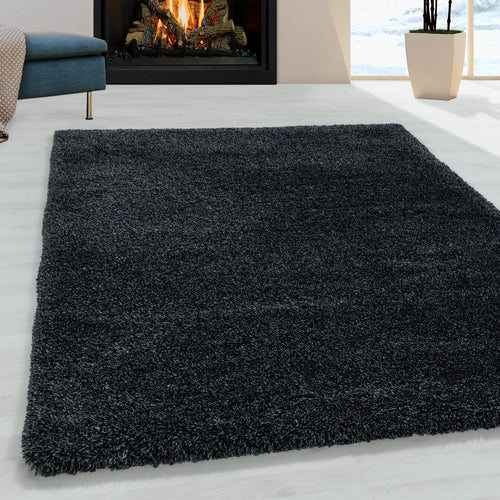 Tappeto Fluffy 3500 Unicolor Antracite (1)