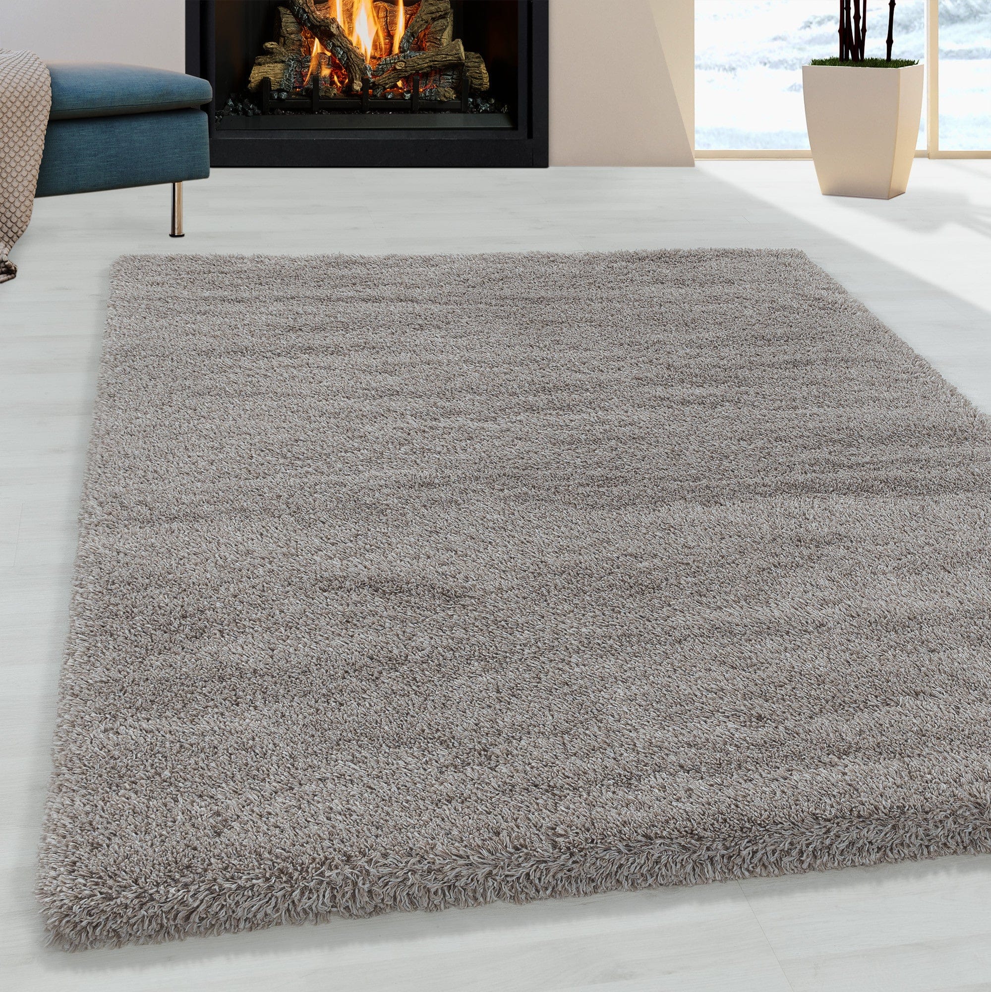 Tappeto Fluffy 3500 Unicolor Beige (1)