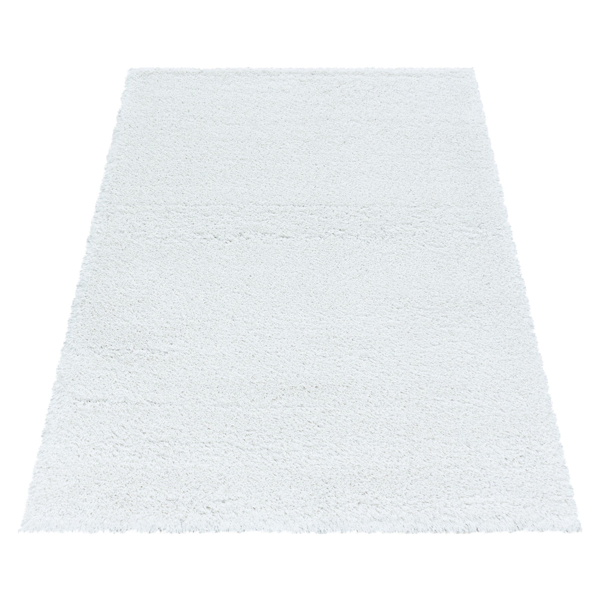 Tappeto Fluffy 3500 Unicolor Bianco (2)