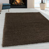 Tappeto Fluffy 3500 Unicolor Marrone (1)
