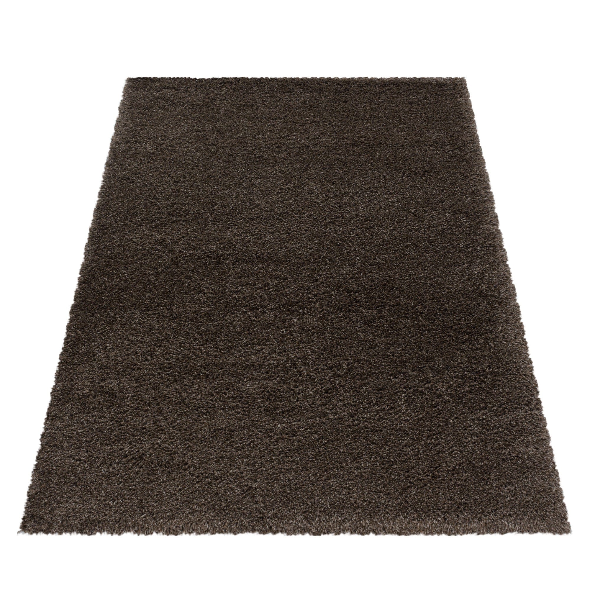 Tappeto Fluffy 3500 Unicolor Marrone (2)