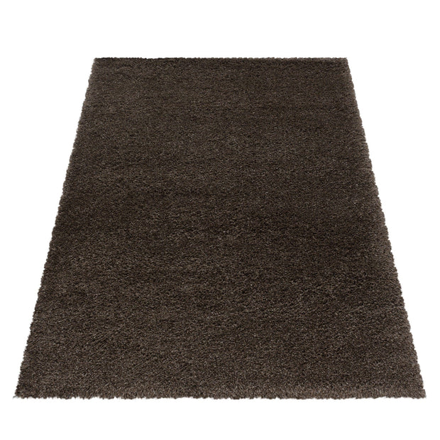 Tappeto Fluffy 3500 Unicolor Marrone (2)