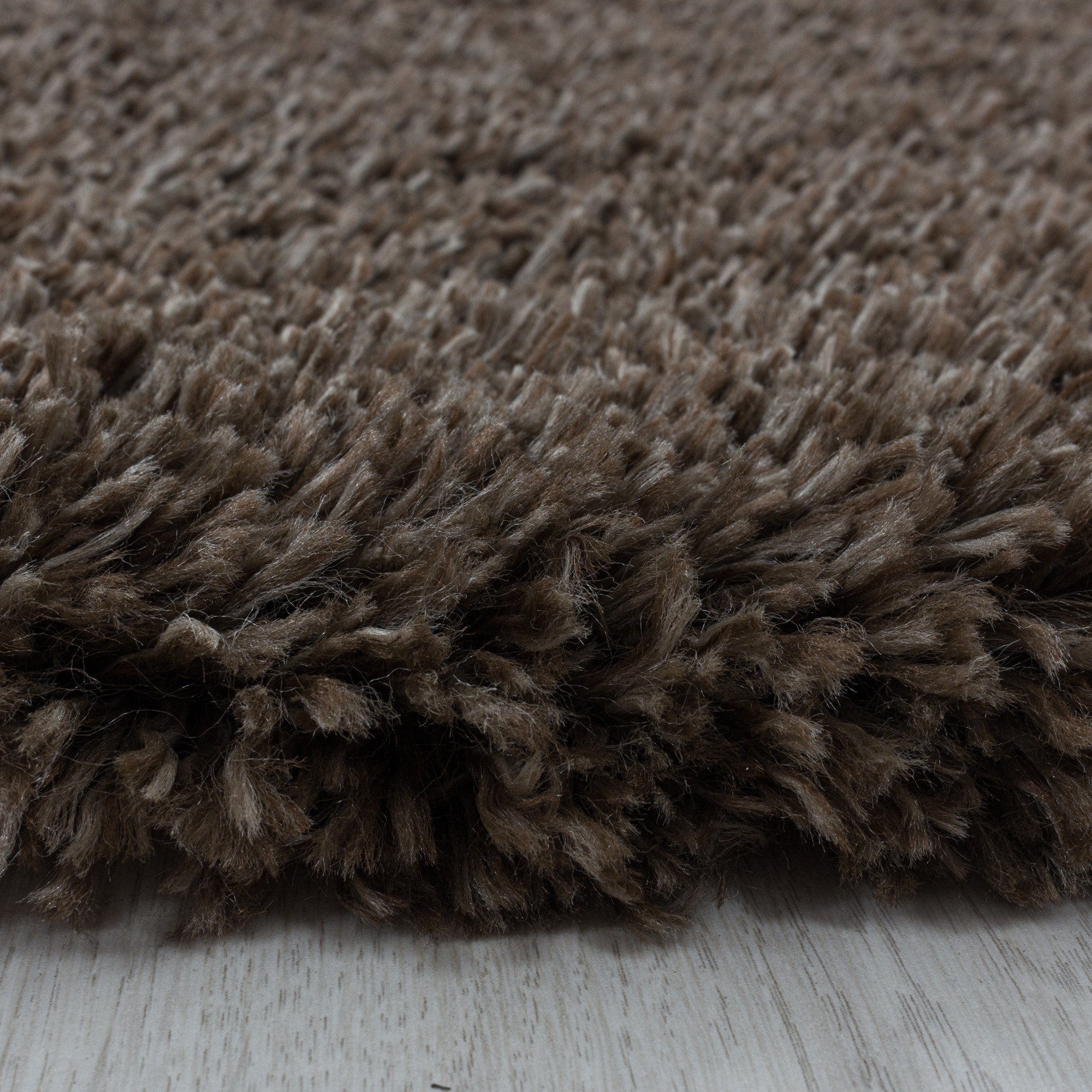 Tappeto Fluffy 3500 Unicolor Marrone (3)