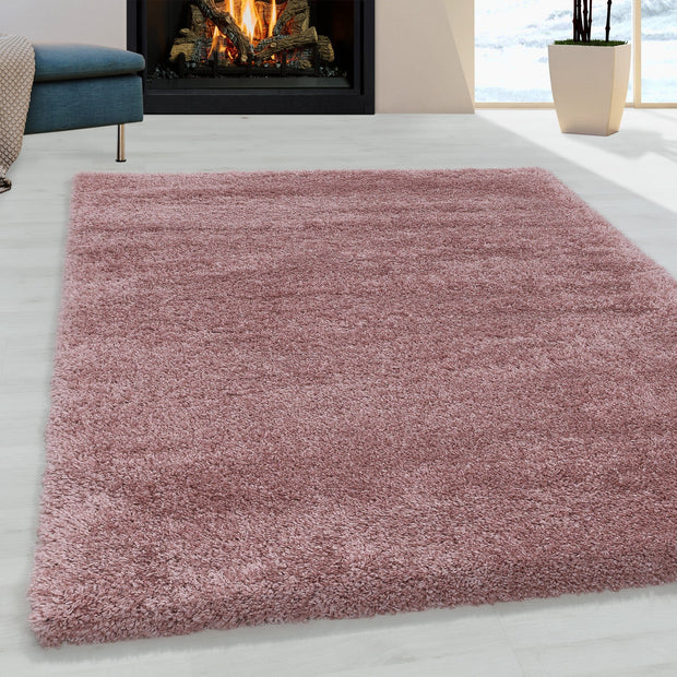 Tappeto Fluffy 3500 Unicolor Rosa (1)