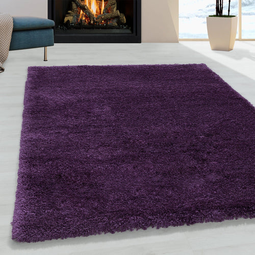 Tappeto Fluffy 3500 Unicolor Violetto (1)