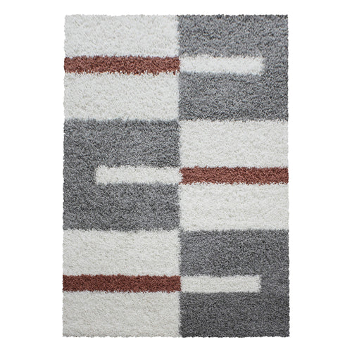Ayyildiz Teppiche Tappeto Gala 2505 Checkered Mattone