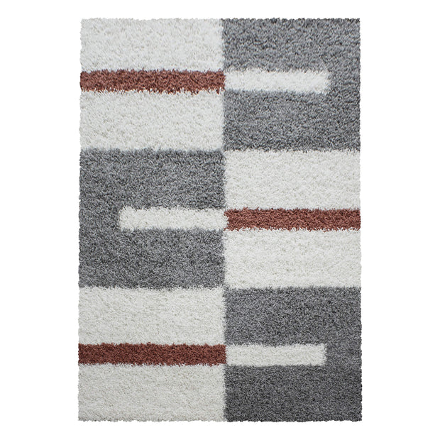 Ayyildiz Teppiche Tappeto Gala 2505 Checkered Mattone