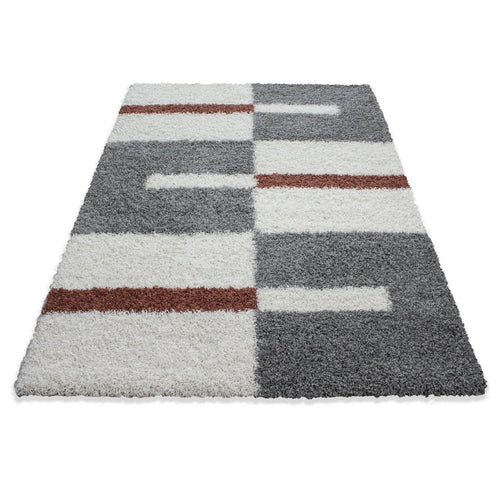 Ayyildiz Teppiche Tappeto Gala 2505 Checkered Mattone