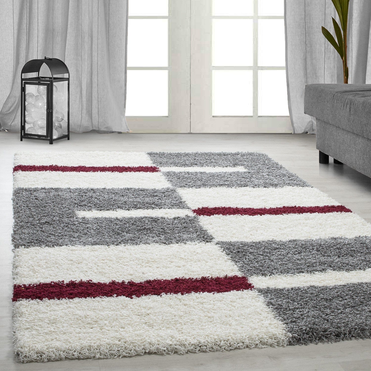 Ayyildiz Teppiche Tappeto Gala 2505 Checkered Rosso