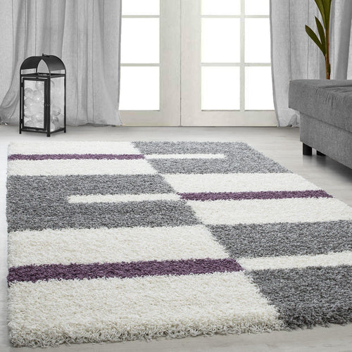 Ayyildiz Teppiche Tappeto Gala 2505 Checkered Violetto