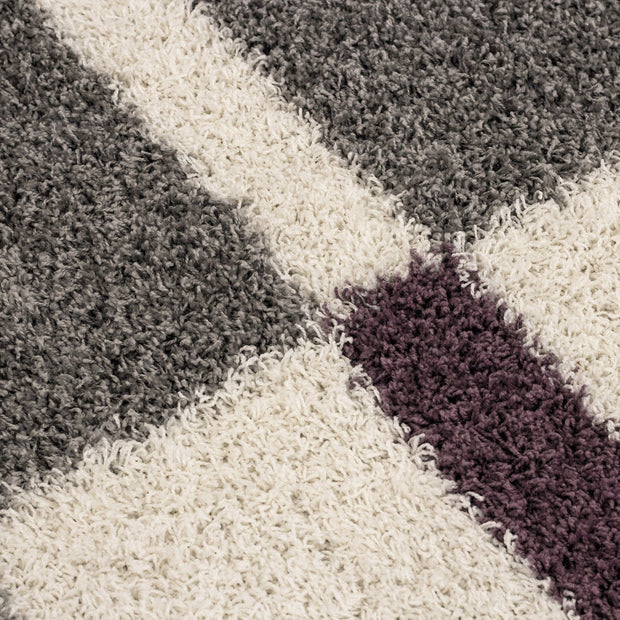 Ayyildiz Teppiche Tappeto Gala 2505 Checkered Violetto