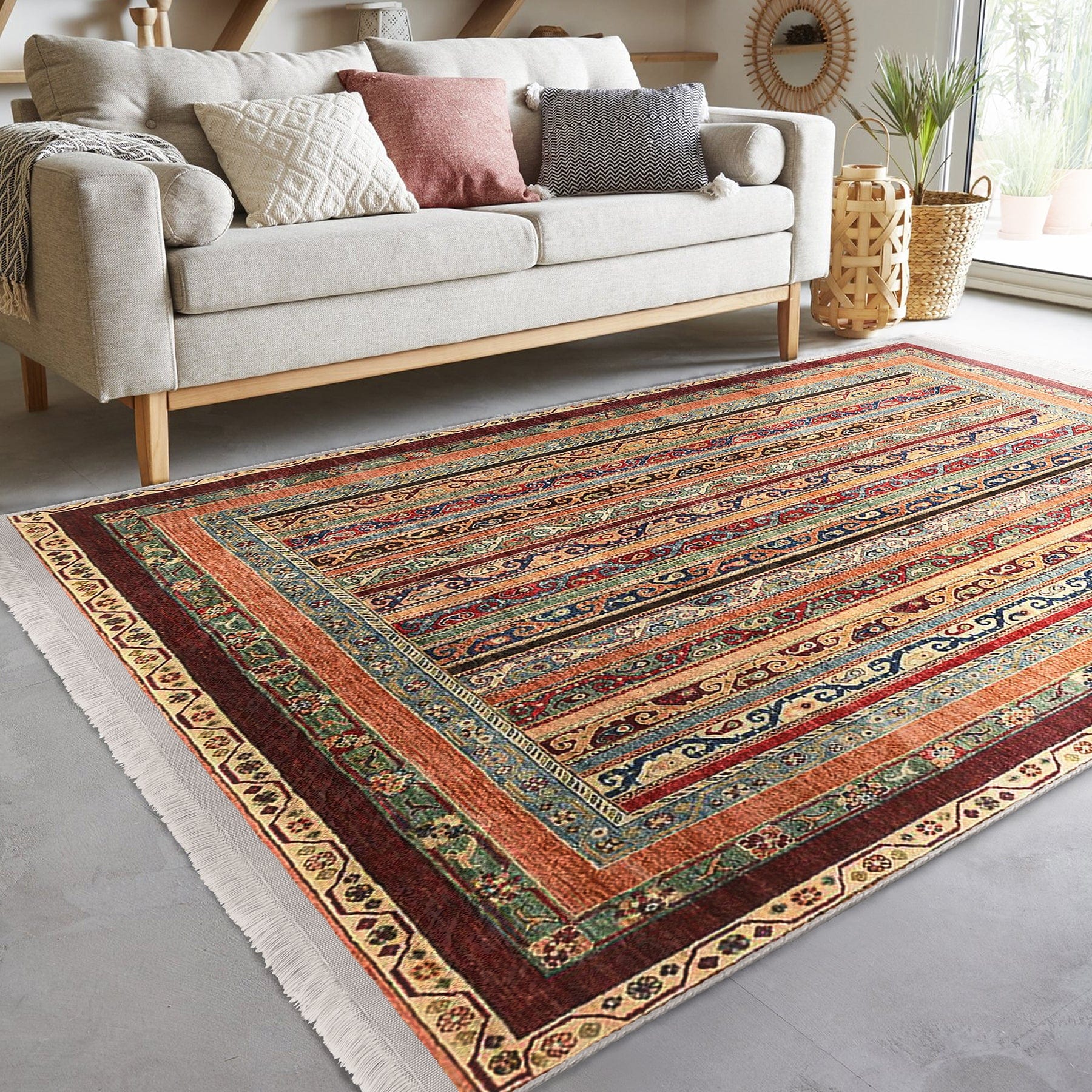 Hillkar Global Tappeto Halidik Deluxe-11000 Multicolore