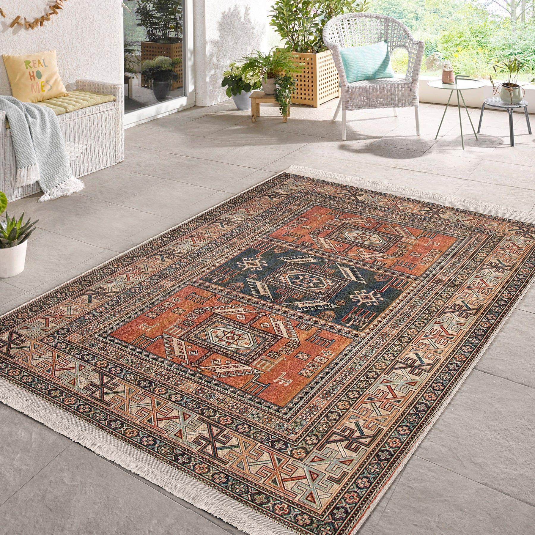 Hillkar Global Tappeto Halidik Deluxe-11021 Multicolore