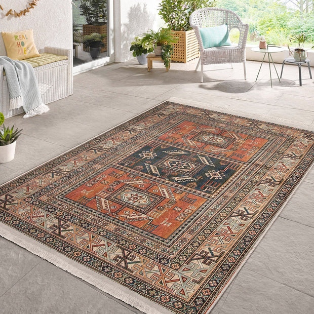 Hillkar Global Tappeto Halidik Deluxe-11021 Multicolore