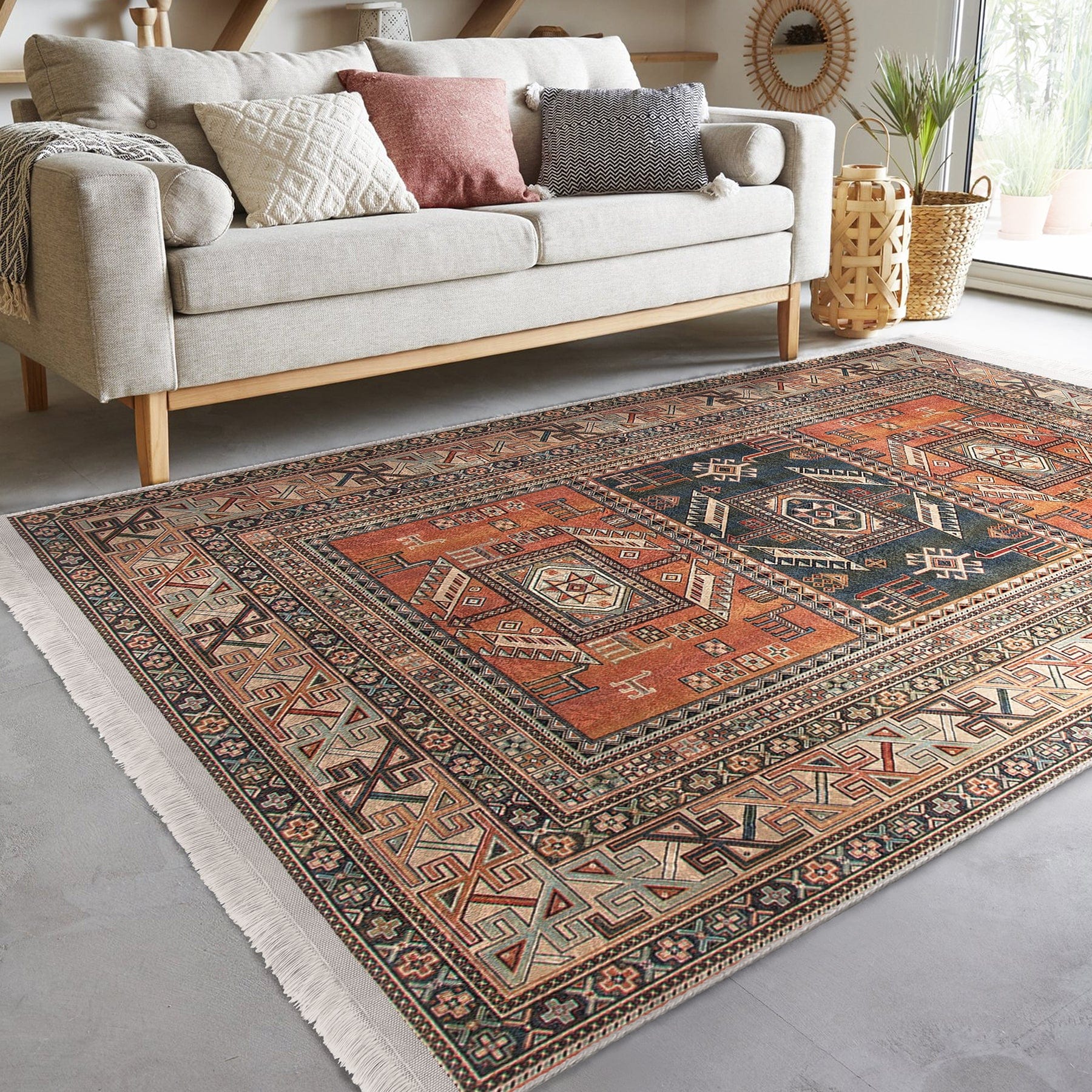 Hillkar Global Tappeto Halidik Deluxe-11021 Multicolore