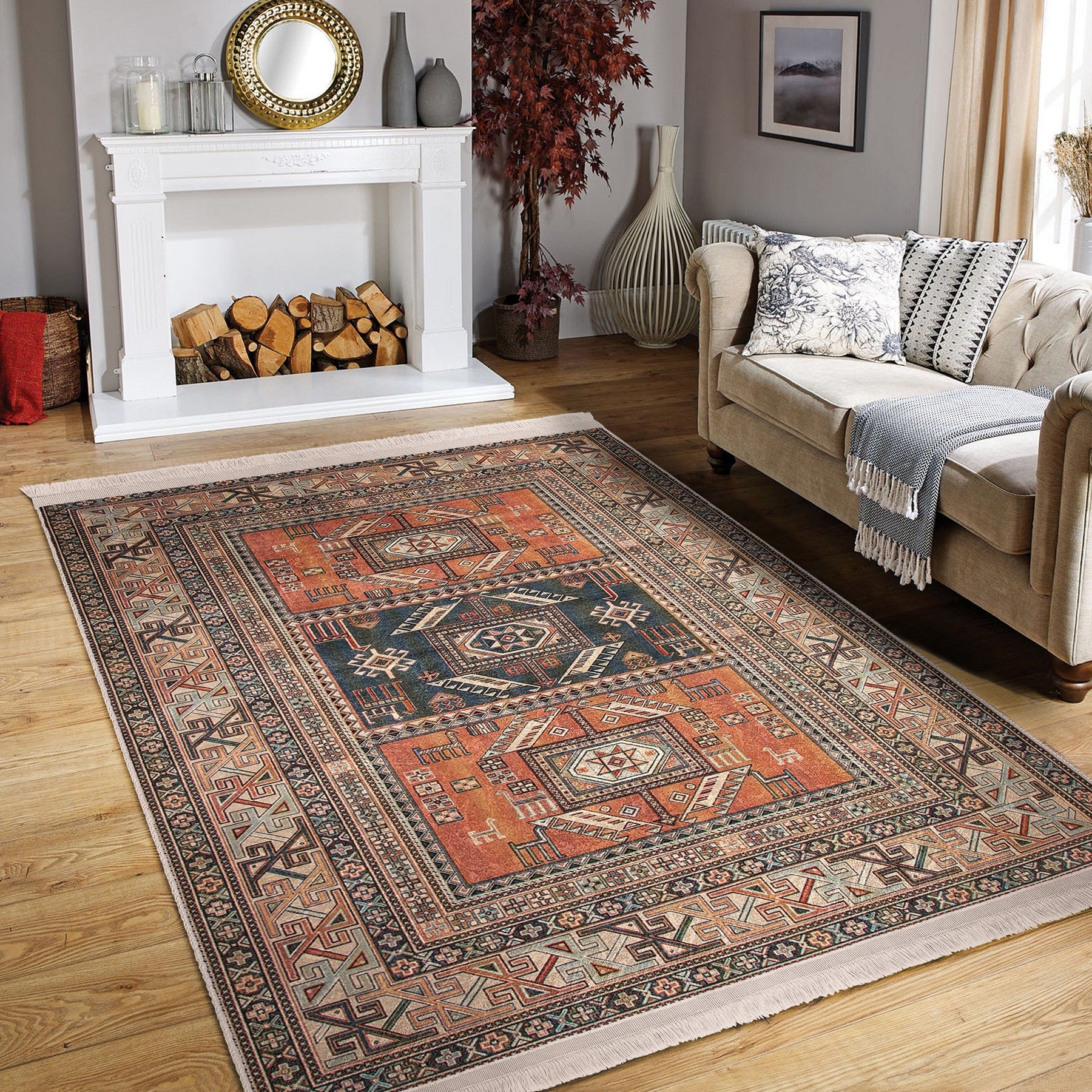 Hillkar Global Tappeto Halidik Deluxe-11021 Multicolore