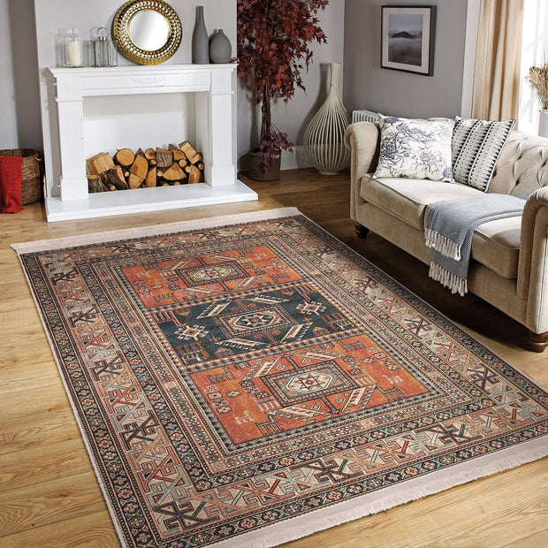 Hillkar Global Tappeto Halidik Deluxe-11021 Multicolore