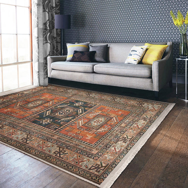 Hillkar Global Tappeto Halidik Deluxe-11021 Multicolore