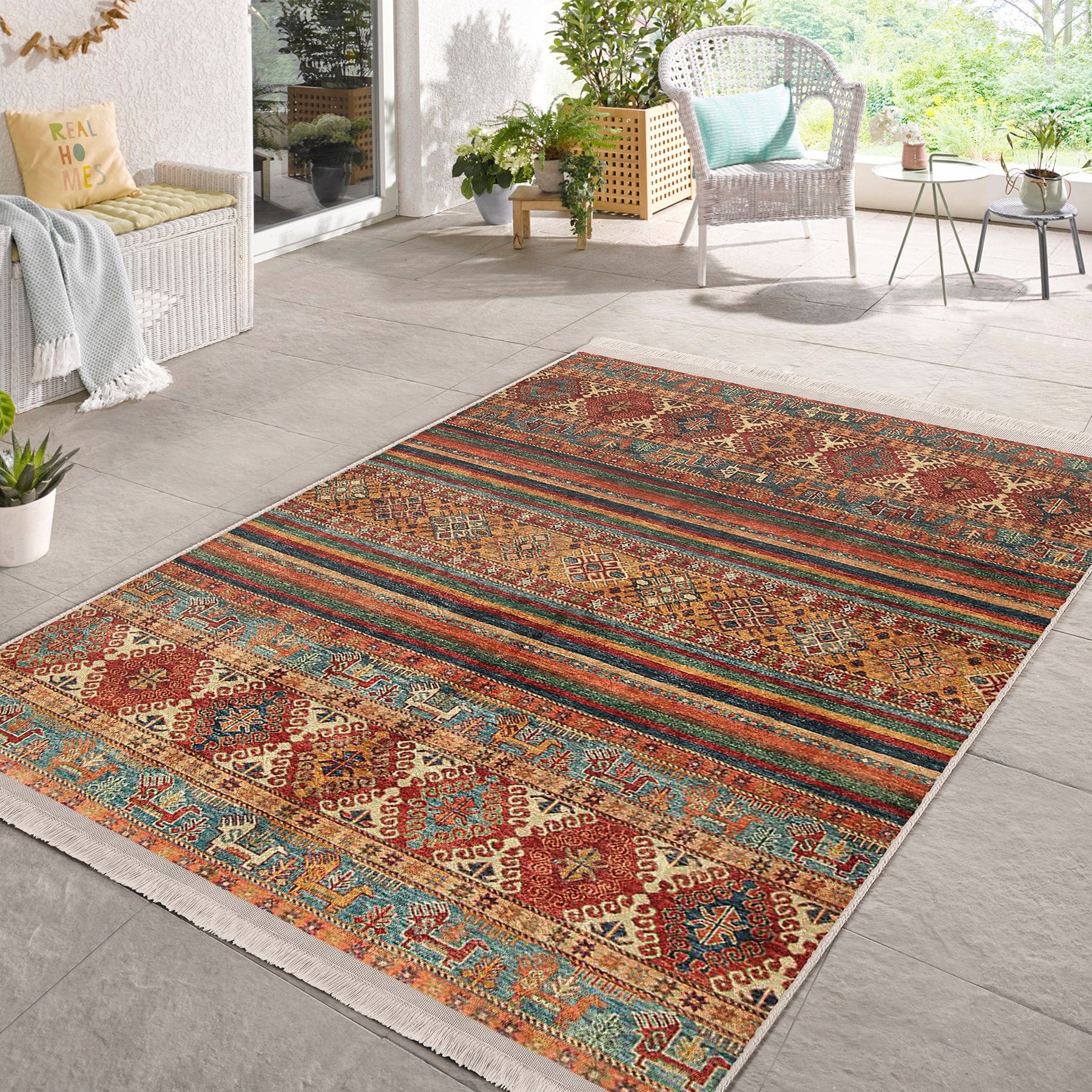 Hillkar Global Tappeto Halidik Deluxe-11030 Multicolore