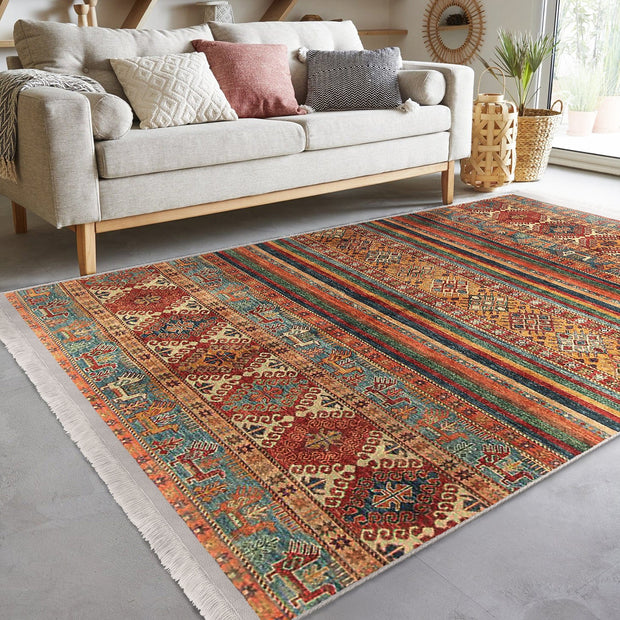 Hillkar Global Tappeto Halidik Deluxe-11030 Multicolore