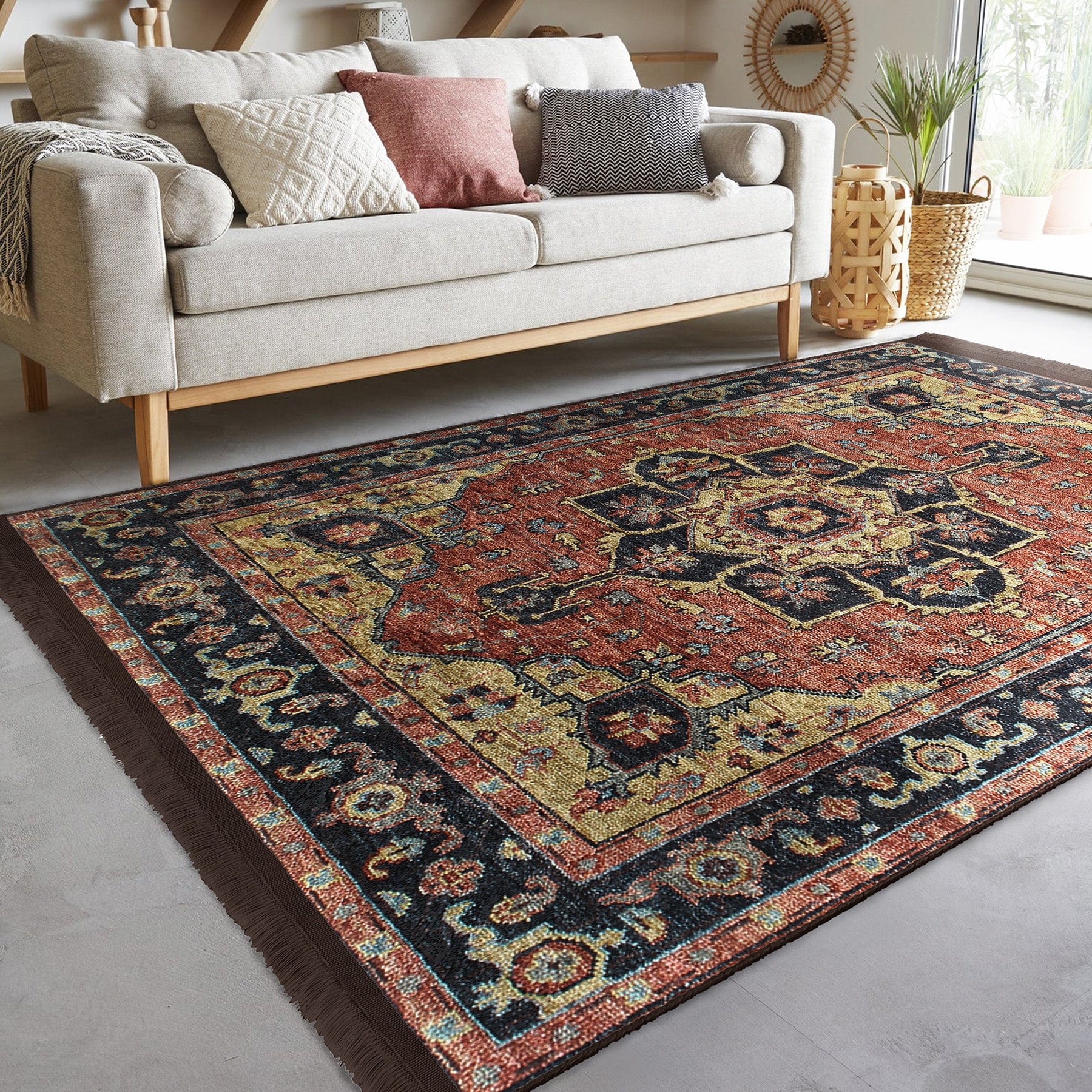 Hillkar Global Tappeto Halidik Deluxe-11034 Multicolore