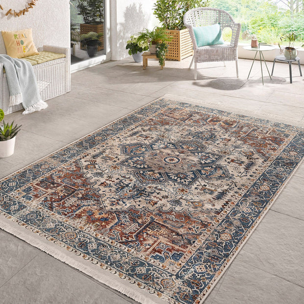 Hillkar Global Tappeto Halidik Deluxe-11065 Multicolore