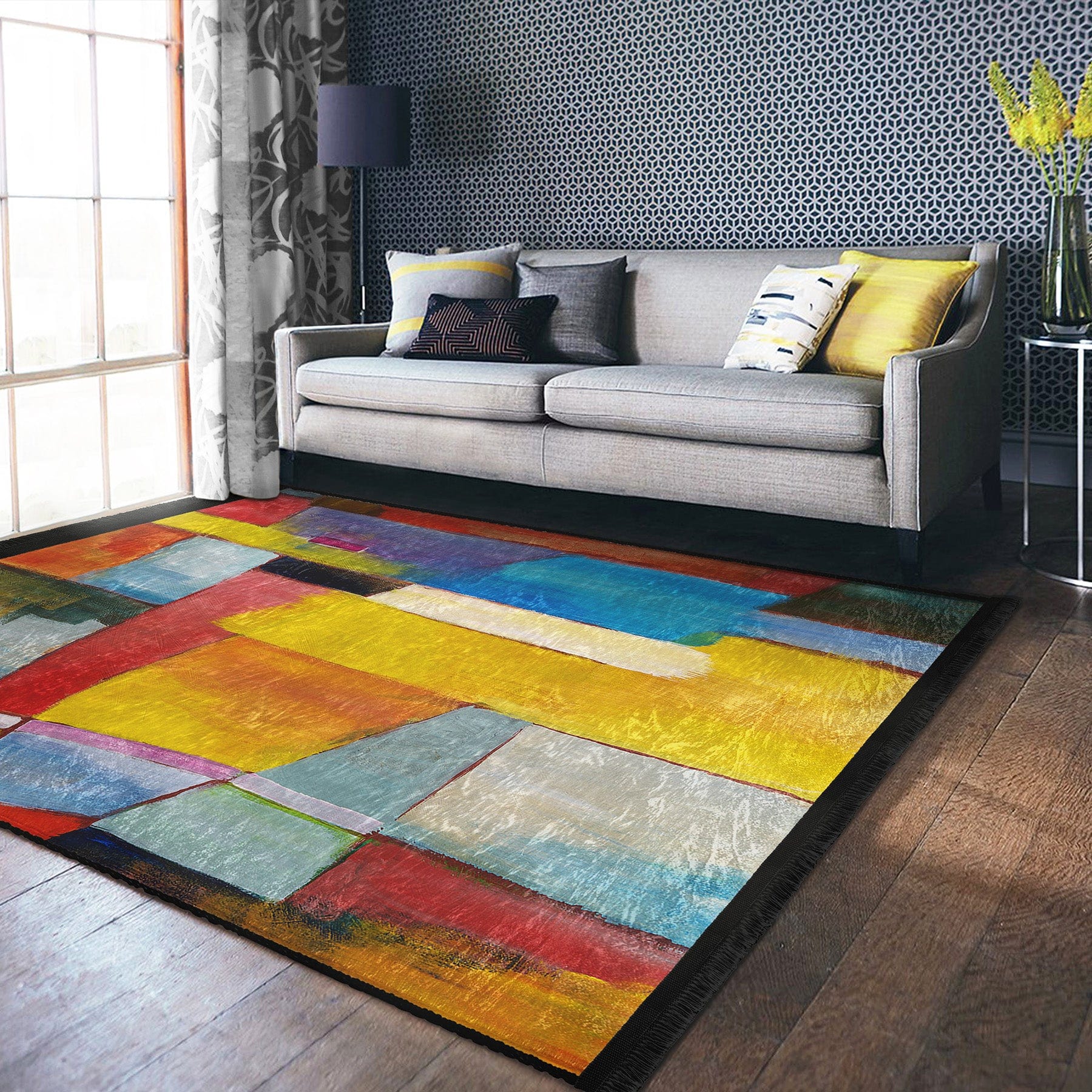 Tappeto Halidik Deluxe-11074 Multicolore (5)
