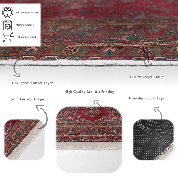 Hillkar Global Tappeto Halidik Deluxe-11082 Multicolore